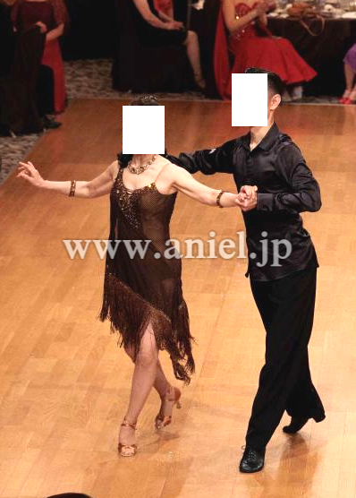 L6794・茶&ゴールド※試着不可