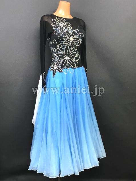 M7398・水色&黒※試着不可