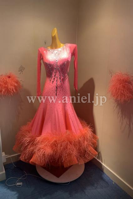 M7691・ピンクオレンジ※試着不可