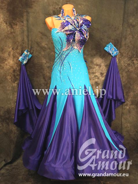 M3898・【Grand Amour】水色&ブルーベリー・