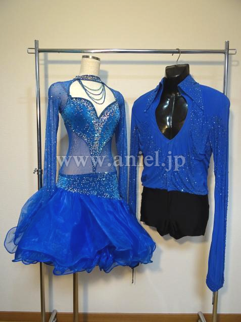 L3366・青ラテンペア※試着不可