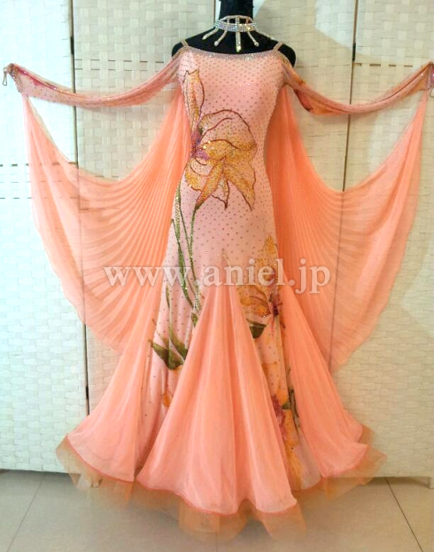 M1599・【Edda Hsu】ピンク花柄