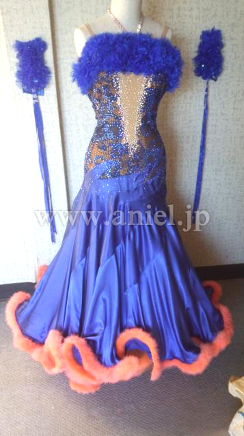 M4573・青&オレンジ