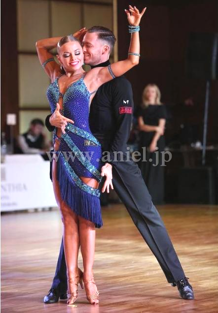 L6402・【VAKHNER】ネイビー&水色