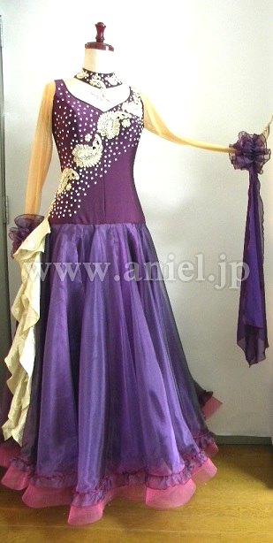 M3280・紫&ゴールド