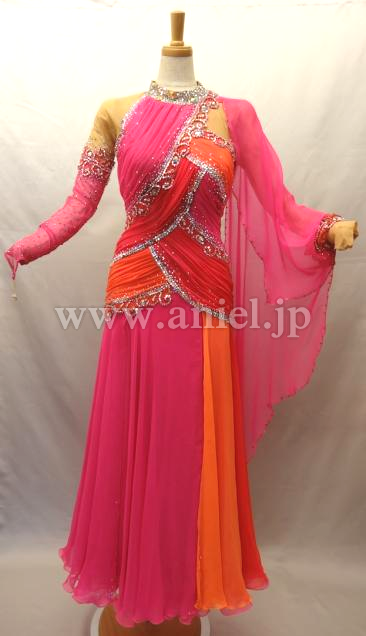 M2666・オレンジ&ピンク※試着不可