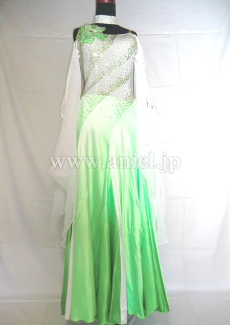 M3934・緑&ホワイト