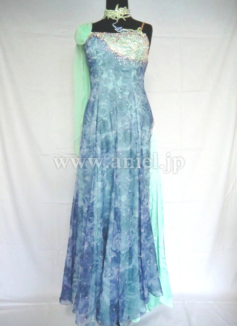 M3936・【半額セール】・青柄&ミントグリーン・※試着不可