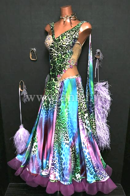 M8892・【Edda Hsu】カラフル&ヒョウ柄