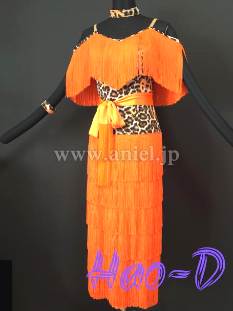 L3377・豹柄&オレンジ※試着不可