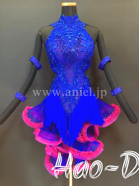 L3398・ロイヤルブルー&ピンク※試着不可