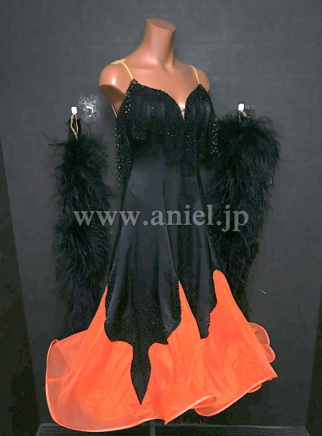 B237・【タカダンス】黒&オレンジ