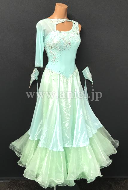 M7701・【チャコット】水色&白