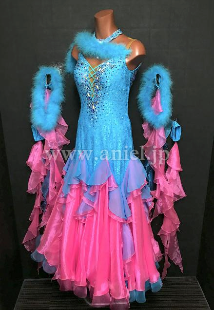 B242・【SALE】水色&ピンク※試着不可