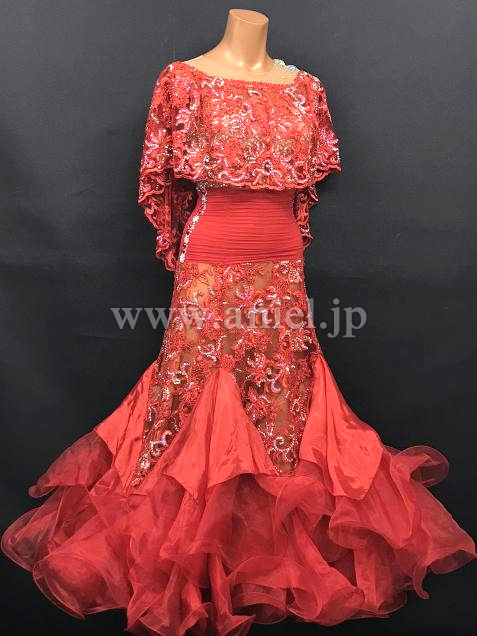 M8301・【Silvia Design】赤レース