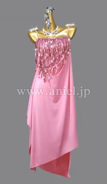L6425・ピンクルンバドレス※試着不可