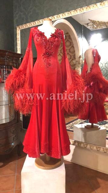 M5495・【Silvia design】赤