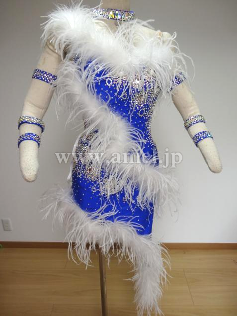 L2864・青&白羽※試着不可