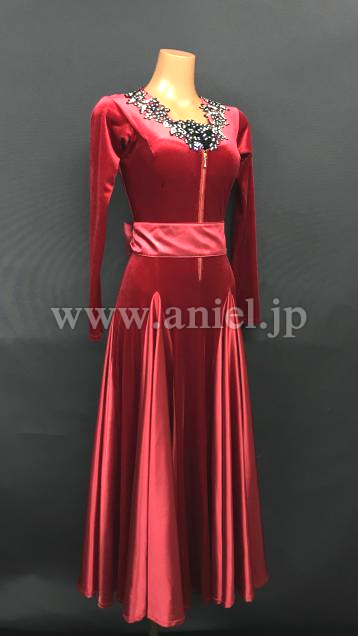 L6427・赤パソドレス※試着不可