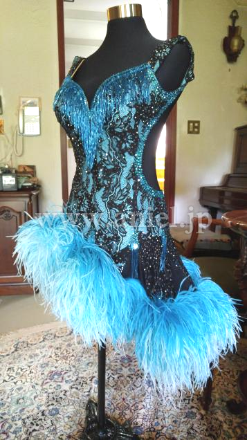 L2871・黒&ターコイズブルー