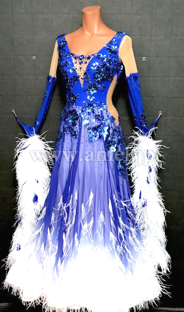 M8328・【gentil】青&白