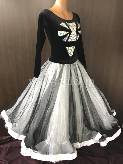 M6699・黒&白&ペパーミント2way