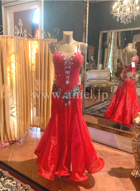 M6717・【半額セール】【Silvia Design】赤薔薇※試着不可