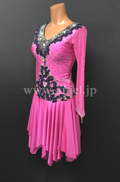 L6048・ピンク&黒※試着不可 