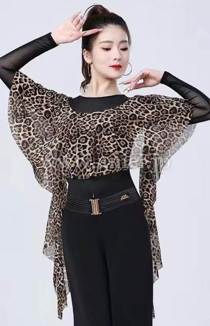 【即納】レオパードフロートレオタード