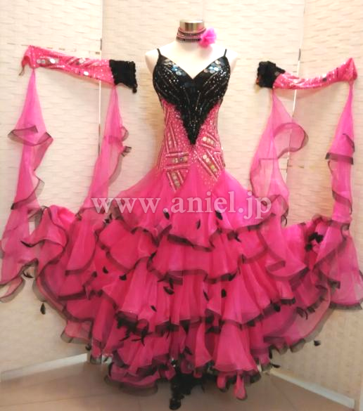 M2724・ピンク&黒