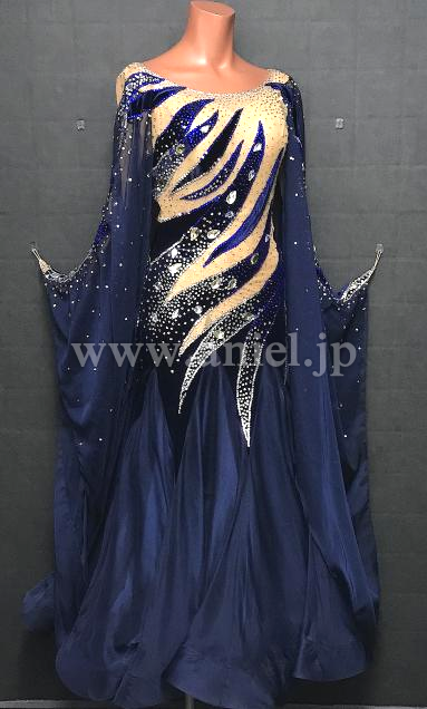 M8337・【タカダンス】ネイビー&ベージュ