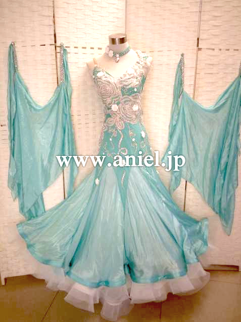 M3971・【RS】アクアブルー&白※試着不可