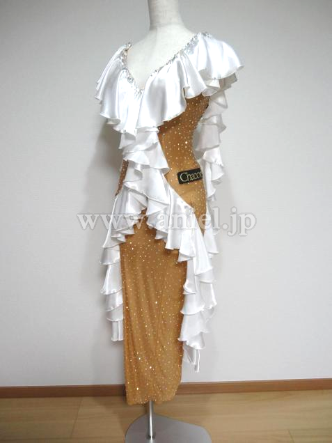 L2884・ベージュ&白