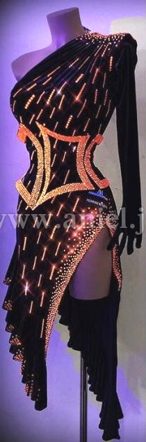 L6051・【Abraham Martinez】黒&オレンジ