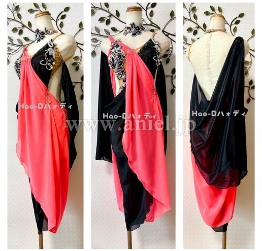 AL7499・黒&タンゴフレア