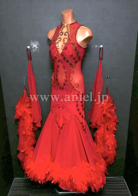 B259・【alfa fashion】赤