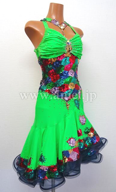 L5087・黄緑&カラフル※試着不可