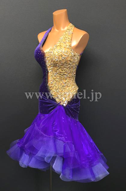 L6055・紫&ゴールド