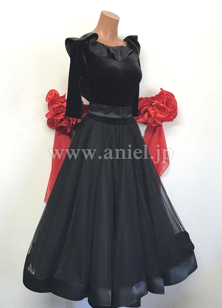 M7753・黒&赤※試着不可