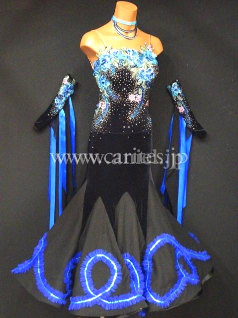 M6756・【Silvia Design】黒&青花