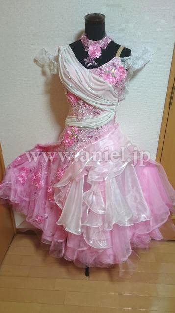 M3691・ピンク&白