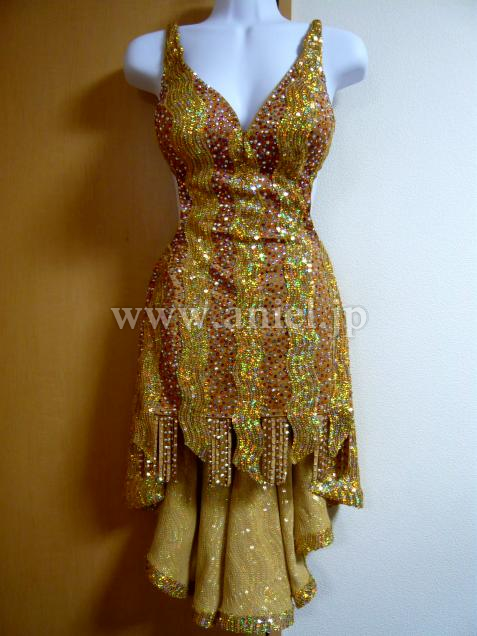 L3846・茶&ゴールド※試着不可 