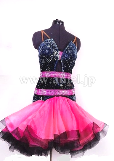 L3433・黒&ピンク