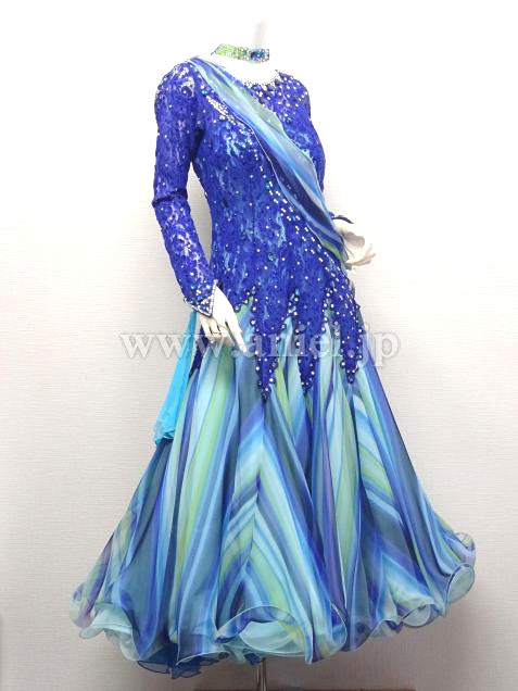 M6322・ブルーストライプ※試着不可