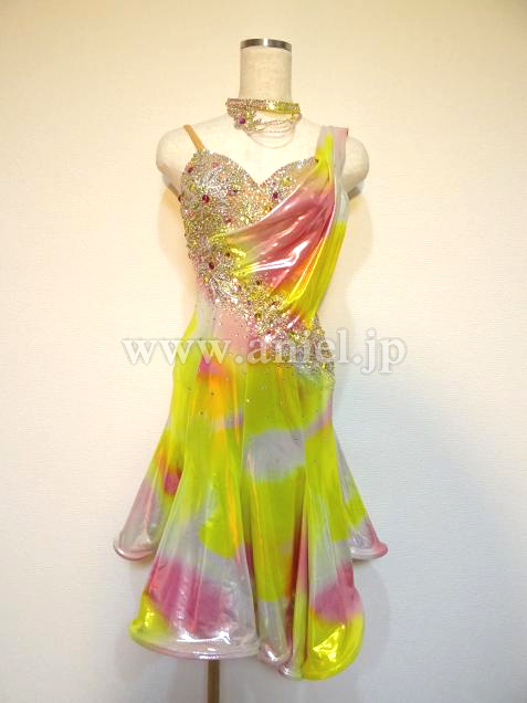 L3432・シルバー&ピンクイエロー※試着不可