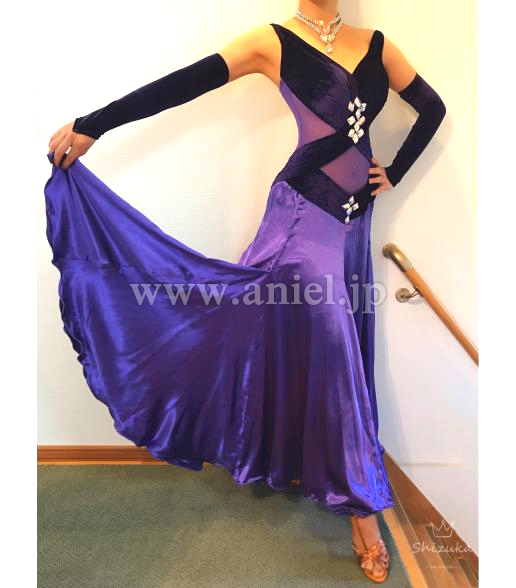 L5093・紫パソドレス