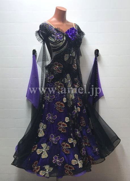 M8367・【Edda Hsu】黒&紫