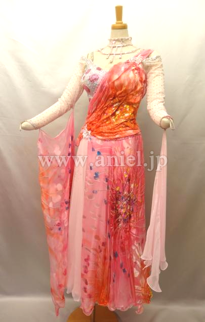 M2744・ピンク&花柄