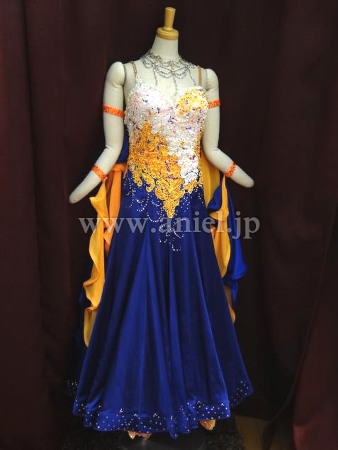 M3353・紺&オレンジ※試着不可