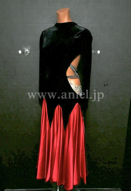 A201・【タカダンス】黒&赤パソドレス